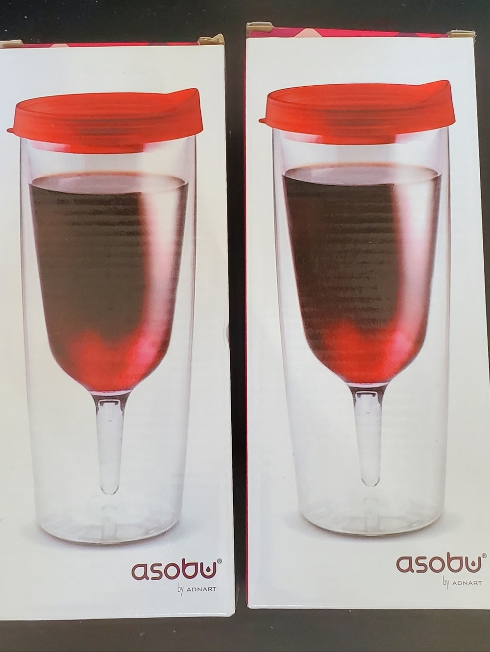 Tall Vino 2 Go Double Wall Insulated Wine Tumbler with Lid - Red New In Box